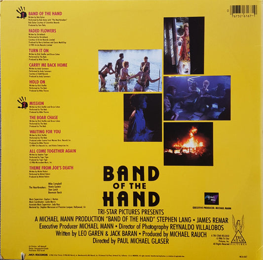 Various : Band Of The Hand (Original Motion Picture  Soundtrack) (LP, Album)