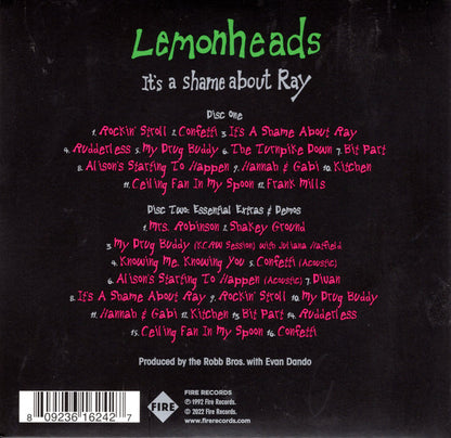 Lemonheads* : It's A Shame About Ray (CD, Album, RE, RM + CD, Comp + 30t)