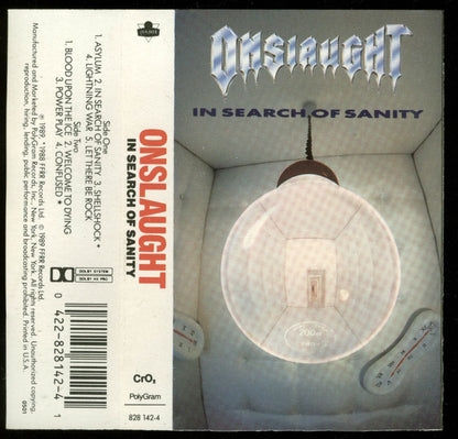 Onslaught (2) : In Search Of Sanity (Cass, Album, Dol)