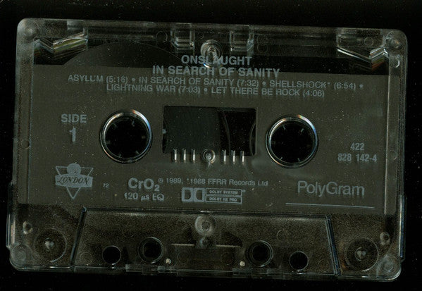 Onslaught (2) : In Search Of Sanity (Cass, Album, Dol)