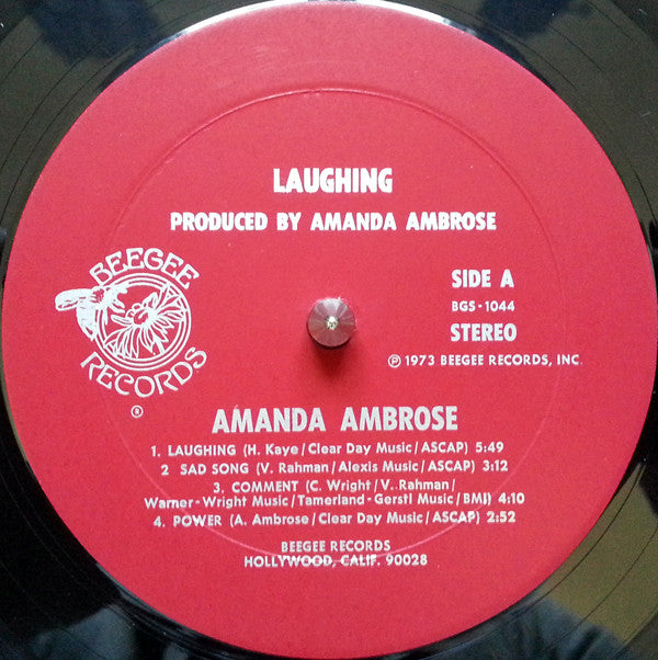 Amanda Ambrose : Laughing (LP, Album)