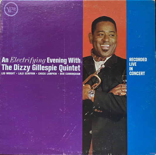 Dizzy Gillespie Quintet : An Electrifying Evening With The Dizzy Gillespie Quintet (LP, Album, Mono)