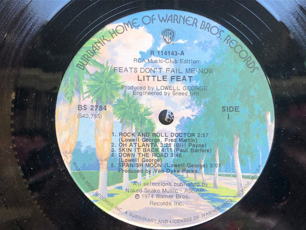 Little Feat : Feats Don't Fail Me Now (LP, Club, M/Print, RCA)