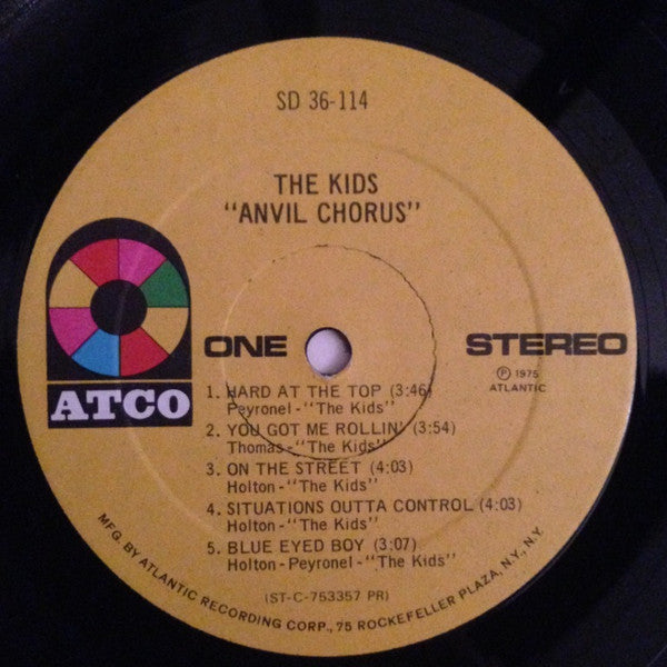 The Kids* : Anvil Chorus (LP, Album, Pre)