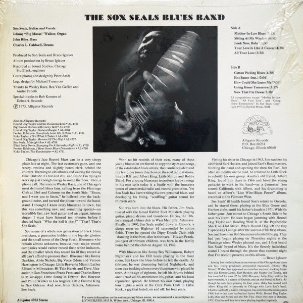 The Son Seals Blues Band : The Son Seals Blues Band (LP, Album)
