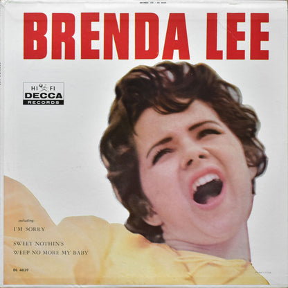 Brenda Lee : Brenda Lee (LP, Album, Mono, RP, Glo)