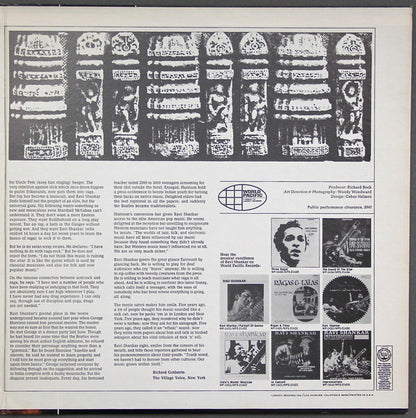 Ravi Shankar, Alla Rakha : Ravi Shankar In New York (LP, Gat)