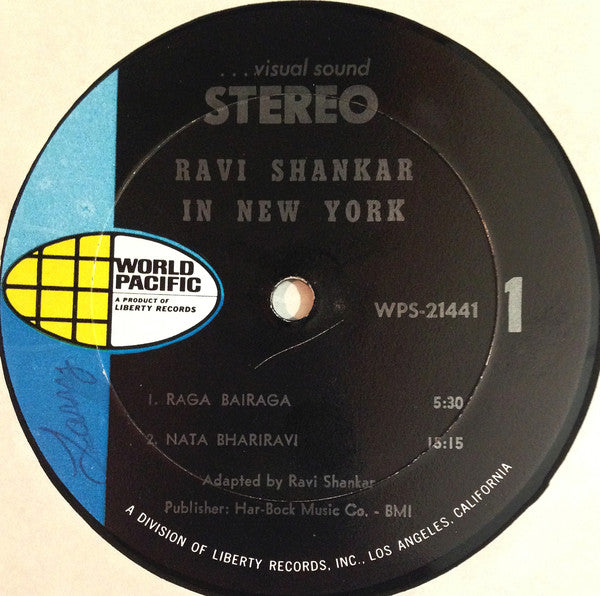 Ravi Shankar, Alla Rakha : Ravi Shankar In New York (LP, Gat)