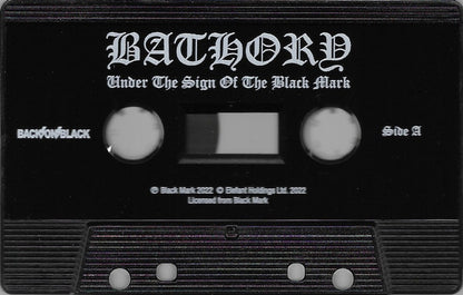 Bathory : Under The Sign Of The Black Mark (Cass, Album, RE)