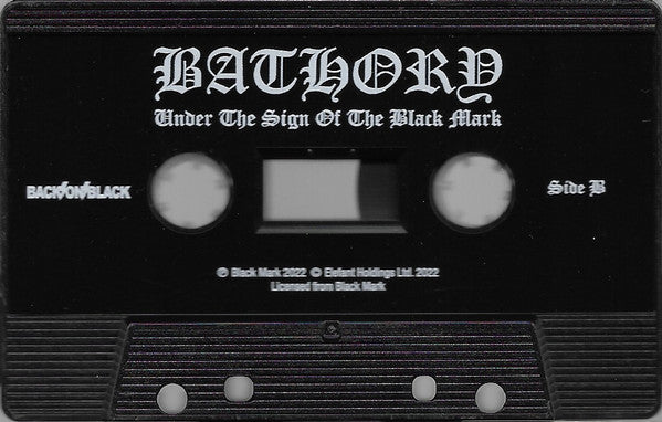 Bathory : Under The Sign Of The Black Mark (Cass, Album, RE)
