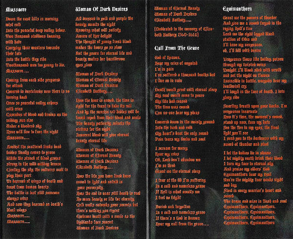 Bathory : Under The Sign Of The Black Mark (Cass, Album, RE)