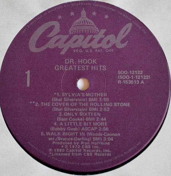 Dr. Hook : Greatest Hits (LP, Comp, Club)
