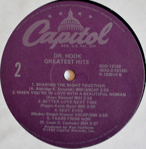 Dr. Hook : Greatest Hits (LP, Comp, Club)