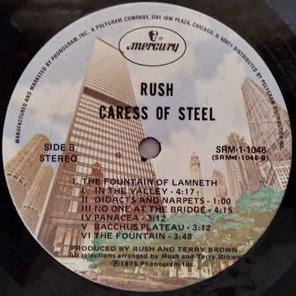 Rush : Caress Of Steel (LP, Album, RP, Gat)