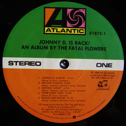 The Fatal Flowers : Johnny D. Is Back! (LP, Album)