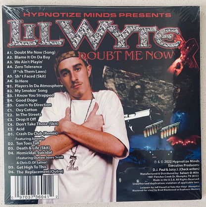 Lil Wyte* : Doubt Me Now (2xLP, Album, Ltd, RE, RM, Whi)