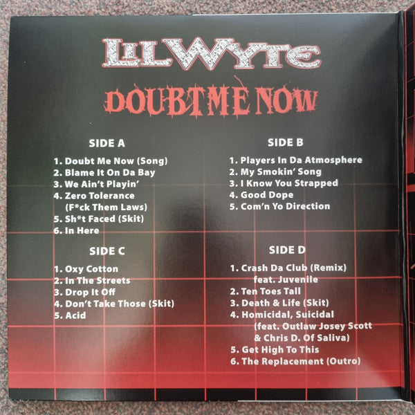Lil Wyte* : Doubt Me Now (2xLP, Album, Ltd, RE, RM, Whi)