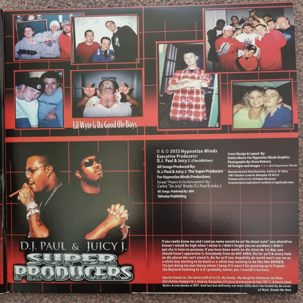 Lil Wyte* : Doubt Me Now (2xLP, Album, Ltd, RE, RM, Whi)