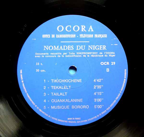 Various : Nomades Du Niger (Musique Des Touareg / Musique Des Bororo) (LP, Comp)