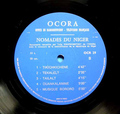 Various : Nomades Du Niger (Musique Des Touareg / Musique Des Bororo) (LP, Comp)
