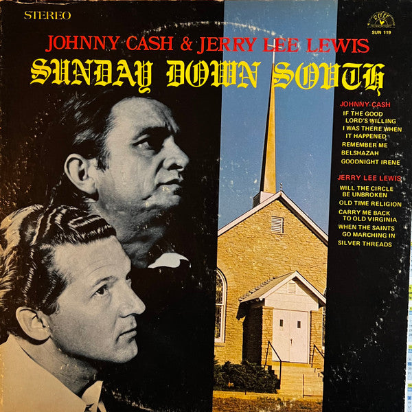 Johnny Cash & Jerry Lee Lewis : Sunday Down South (LP, Comp)