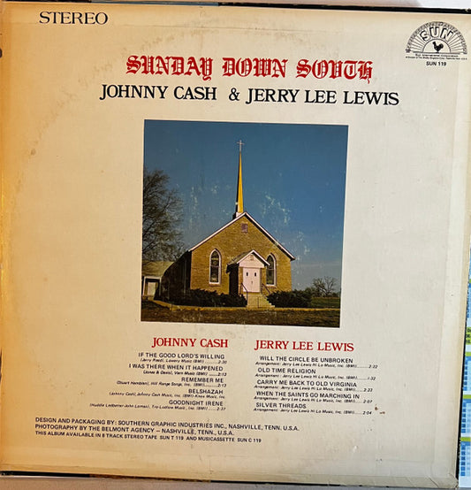 Johnny Cash & Jerry Lee Lewis : Sunday Down South (LP, Comp)