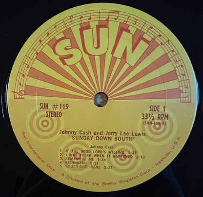 Johnny Cash & Jerry Lee Lewis : Sunday Down South (LP, Comp)