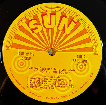 Johnny Cash & Jerry Lee Lewis : Sunday Down South (LP, Comp)
