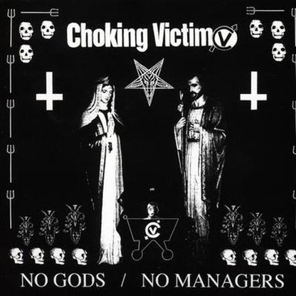 Choking Victim : No Gods / No Managers (LP, Album, RE)