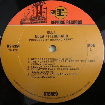 Ella Fitzgerald : Ella (LP, Album, Pit)