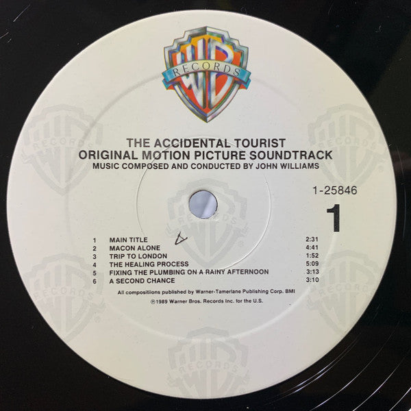 John Williams (4) : The Accidental Tourist (Original Motion Picture Soundtrack) (LP, All)