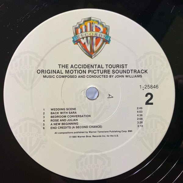 John Williams (4) : The Accidental Tourist (Original Motion Picture Soundtrack) (LP, All)