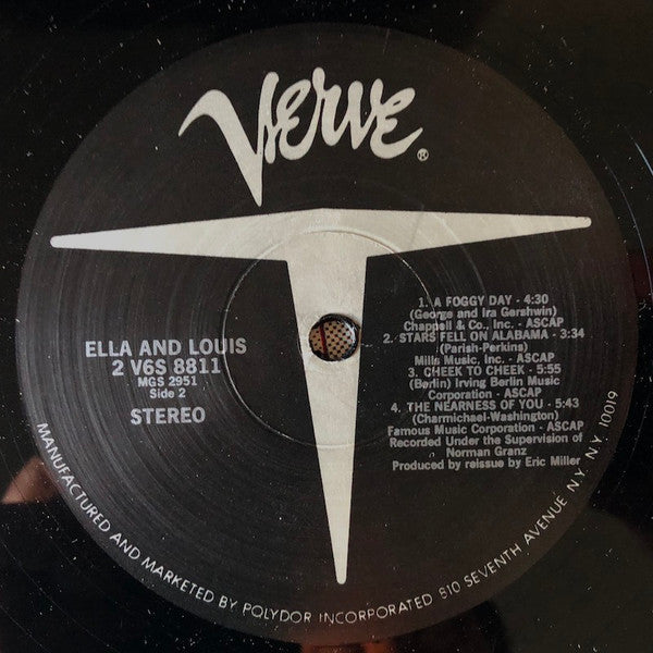 Ella* & Louis* : Ella & Louis (2xLP, Comp, PRC)