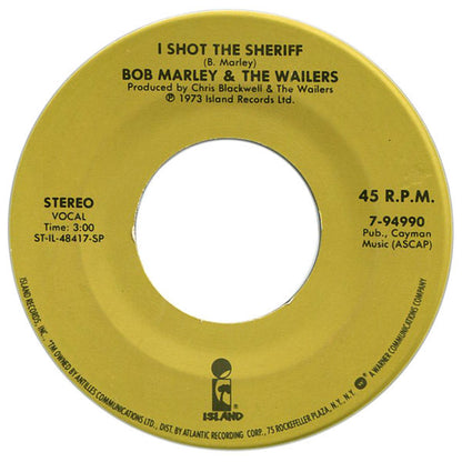Bob Marley & The Wailers : No Woman, No Cry / I Shot The Sheriff (7", RE)
