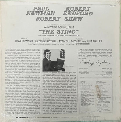 Marvin Hamlisch : The Sting (Original Motion Picture Soundtrack) (LP, Album, Pin)