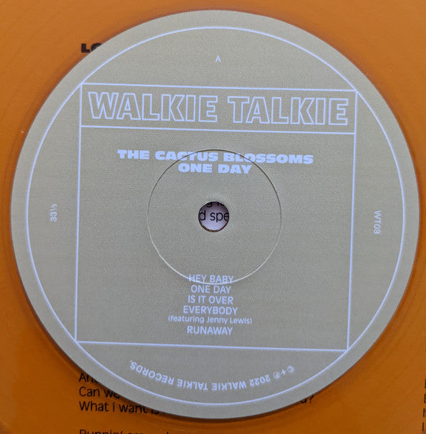 The Cactus Blossoms : One Day (LP, Album, Ltd, Cry)