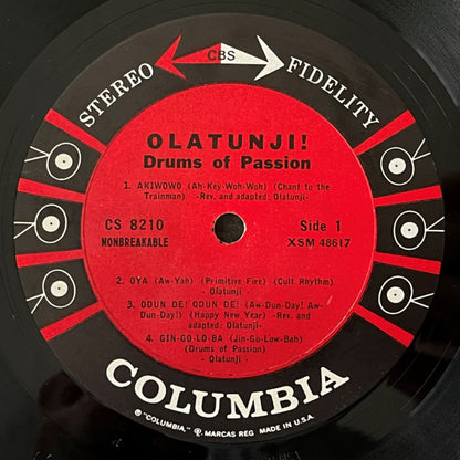 Olatunji!* : Drums Of Passion (LP, Album, Pit)