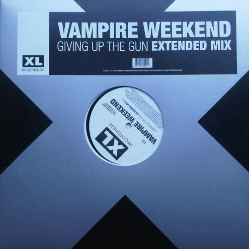Vampire Weekend : Giving Up The Gun (Extended Mix) (12", Ltd)