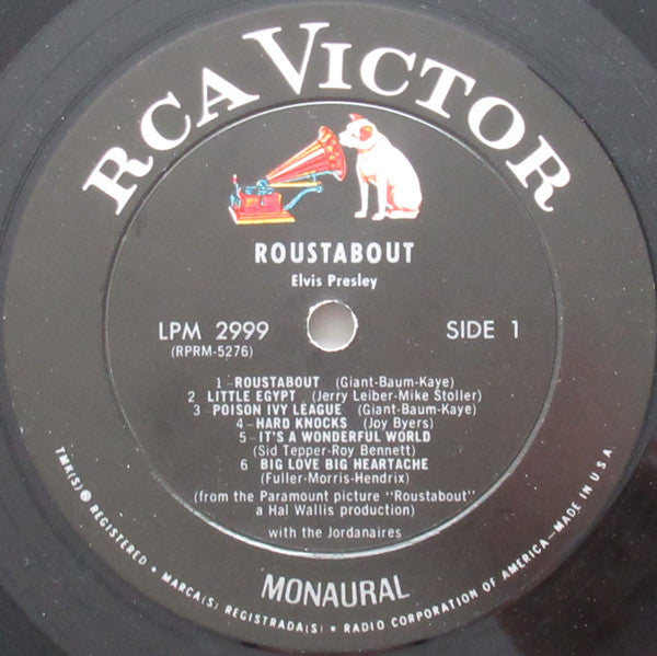 Elvis* : Roustabout (LP, Album, Mono, RE, Roc)
