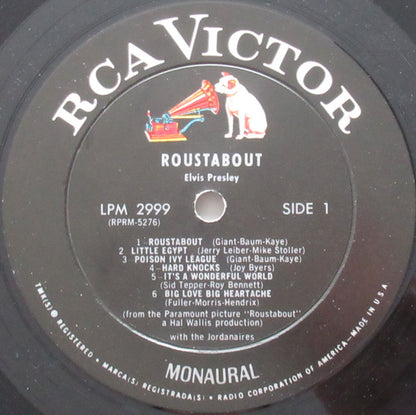 Elvis* : Roustabout (LP, Album, Mono, RE, Roc)