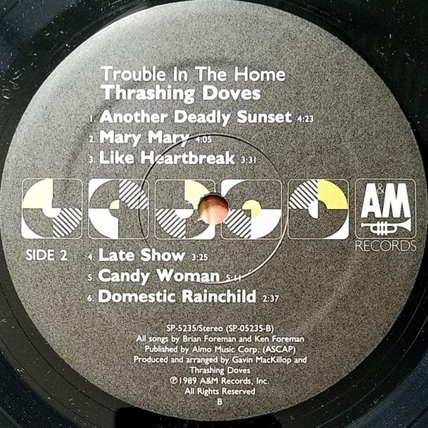 Thrashing Doves : Trouble In The Home (LP, Album)