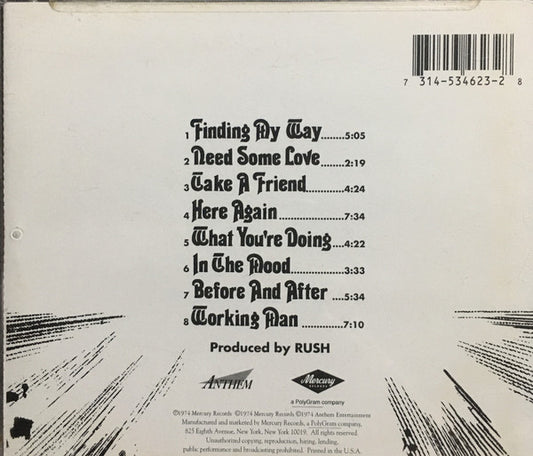 Rush : Rush (CD, Album, RE, RM, EDC)