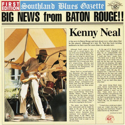 Kenny Neal : Big News From Baton Rouge!! (LP, Album)