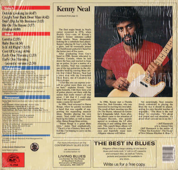 Kenny Neal : Big News From Baton Rouge!! (LP, Album)