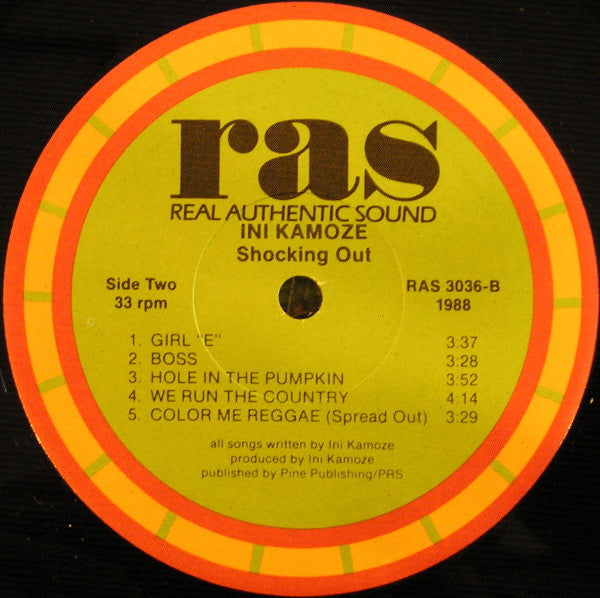 Ini Kamoze : Shocking Out (LP, Album)