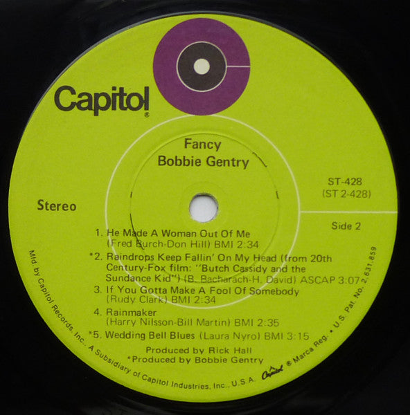 Bobbie Gentry : Fancy (LP, Album, Win)