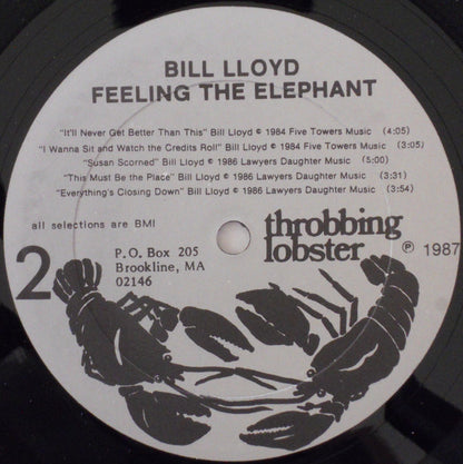 Bill Lloyd (3) : Feeling The Elephant (LP, Album)