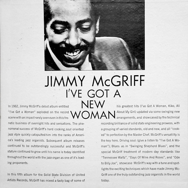 Jimmy McGriff : I've Got A New Woman (LP, Album, Bes)