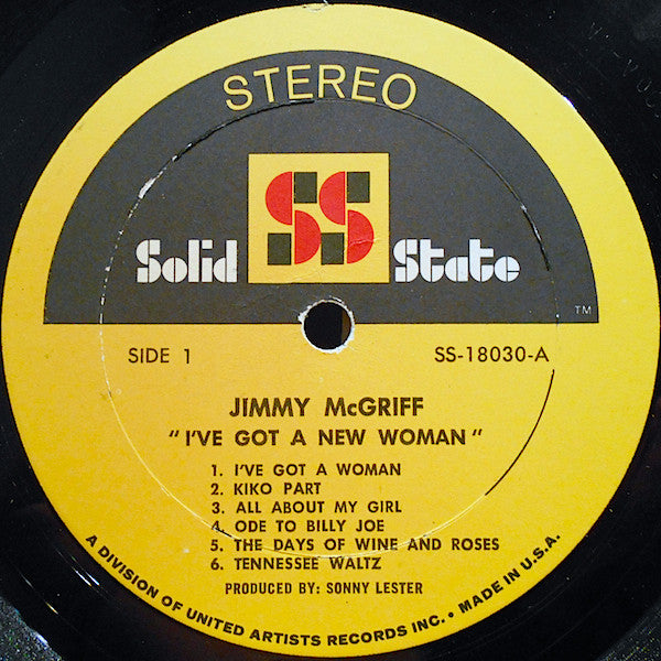 Jimmy McGriff : I've Got A New Woman (LP, Album, Bes)