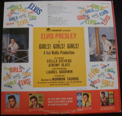 Elvis Presley : Girls! Girls! Girls! (LP, Album, Mono, Roc)